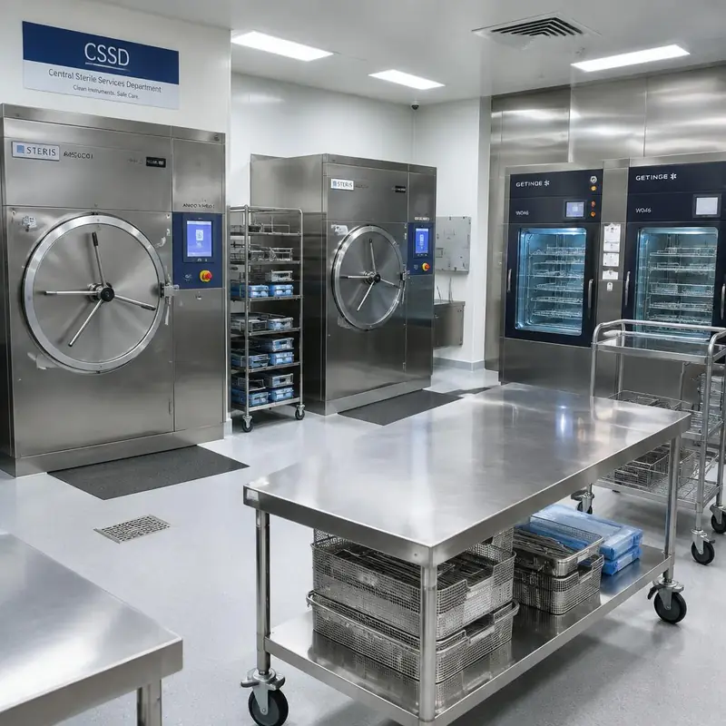 CSSD equipment for hospital sterilisation